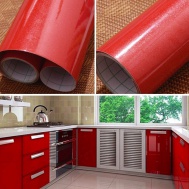 Folija za obnavljanje kuhinjske daske - crvena