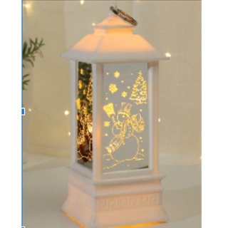 Božićna LED lampa - snjegović