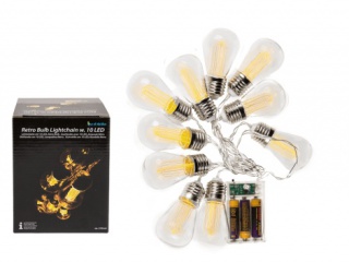 Svjetleći LED lančić - Retro žaruljice