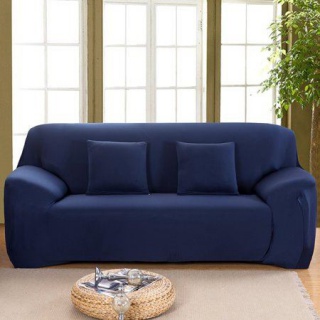 Elastičan pokrivač za kauč - plava