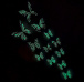 Set svjetlećih leptira - ljubičasti