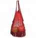 Retro mrežasta torba za namirnice - crvena
